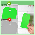 thumbnail image 2 of 4 3/4In X 2 3/8In Neon Shipping Tags Blank Heavy Duty Hang Tags with Reinforced Holes Writable Luggage, 2 of 7