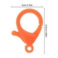 thumbnail image 2 of OUNONA 50Pcs Assorted Color Plastic Lobster Clasp Jewelry Buckles for Bag Clasp and Keychain Use, 2 of 8
