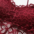 thumbnail image 4 of URMAGIC Women Lace Backless Padded Bra Longline Bralette Hollow Slim Tube Top, 4 of 6