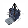 thumbnail image 3 of Bolsa De Tejer Portátil, Bolsa De Almacenamiento De Lana Multifuncional, Gancho De Ganchillo, Bolso Para Agujas De Tejer, Organizador De Suministros De Costura seitruly HA025648-02, 3 of 5