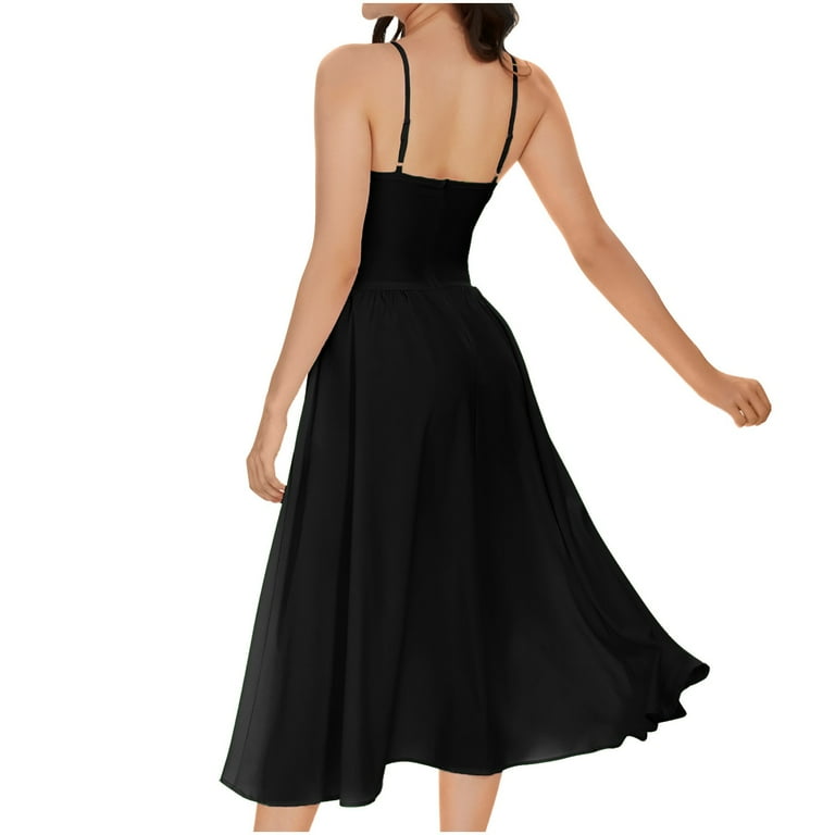 Elegant Twist-Front Cutout Black Dress Elegant Twist-Front Cutout Black Dress