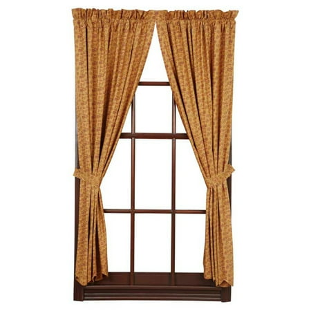 Vhc Classic Country Primitive Window Curtains Lewiston Scalloped