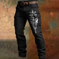 thumbnail image 5 of Mens Hiking Pants Fashion Drawstring Cargo Pants 7/8 Ankle Pants Athletic Sweatpants Business Slacks, 5 of 6