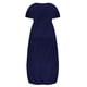 thumbnail image 5 of Vestidos Prolriy para mujer 2024, vestidos de talla grande, camiseta, vestido largo de manga corta, color liso, vestido largo para mujer, vestidos de mujer azul marino XXXL, 5 of 5