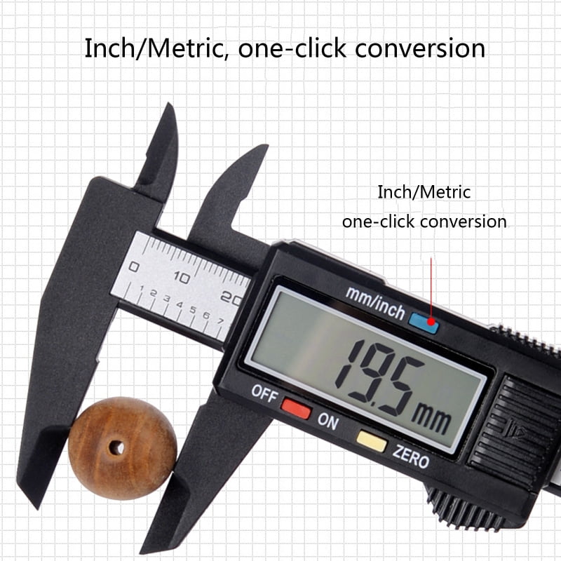 High Precision Digital Vernier Micrometer Caliper Measuring Tool Inch/Metric