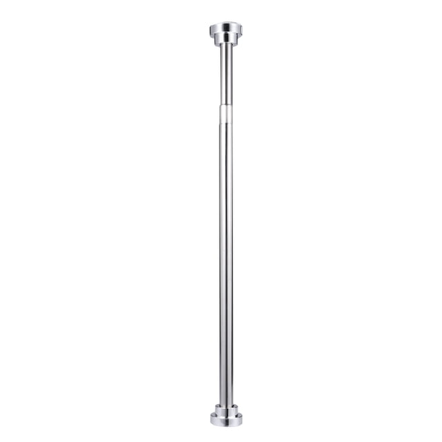 Tringle à Ressort Réglable en Acier Inoxydable 55CM à 85CM pour Vêtements / Serviettes / Rideaux (Argent)