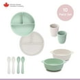 thumbnail image 1 of Melii Silicone Toddler Mealtime Set, 8-Piece (2 Suction Bowls, 2 Plates, 2 Cups, 4 Utensils), Multicolor, 1 of 6