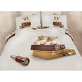 thumbnail image 1 of Ensemble de Literie 4 Pcs à Imprimé Animal, Housse de Couette et Draps, Lit Simple, 1 of 1