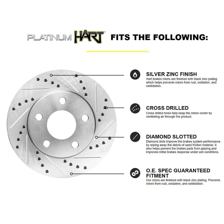 Hart Brakes Front Brakes And Rotors Kit |Front Brake Nigeria | Ubuy