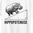 thumbnail image 3 of Instant Message - Hippopotenuse - Women's Short Sleeve Graphic T-Shirt, 3 of 6