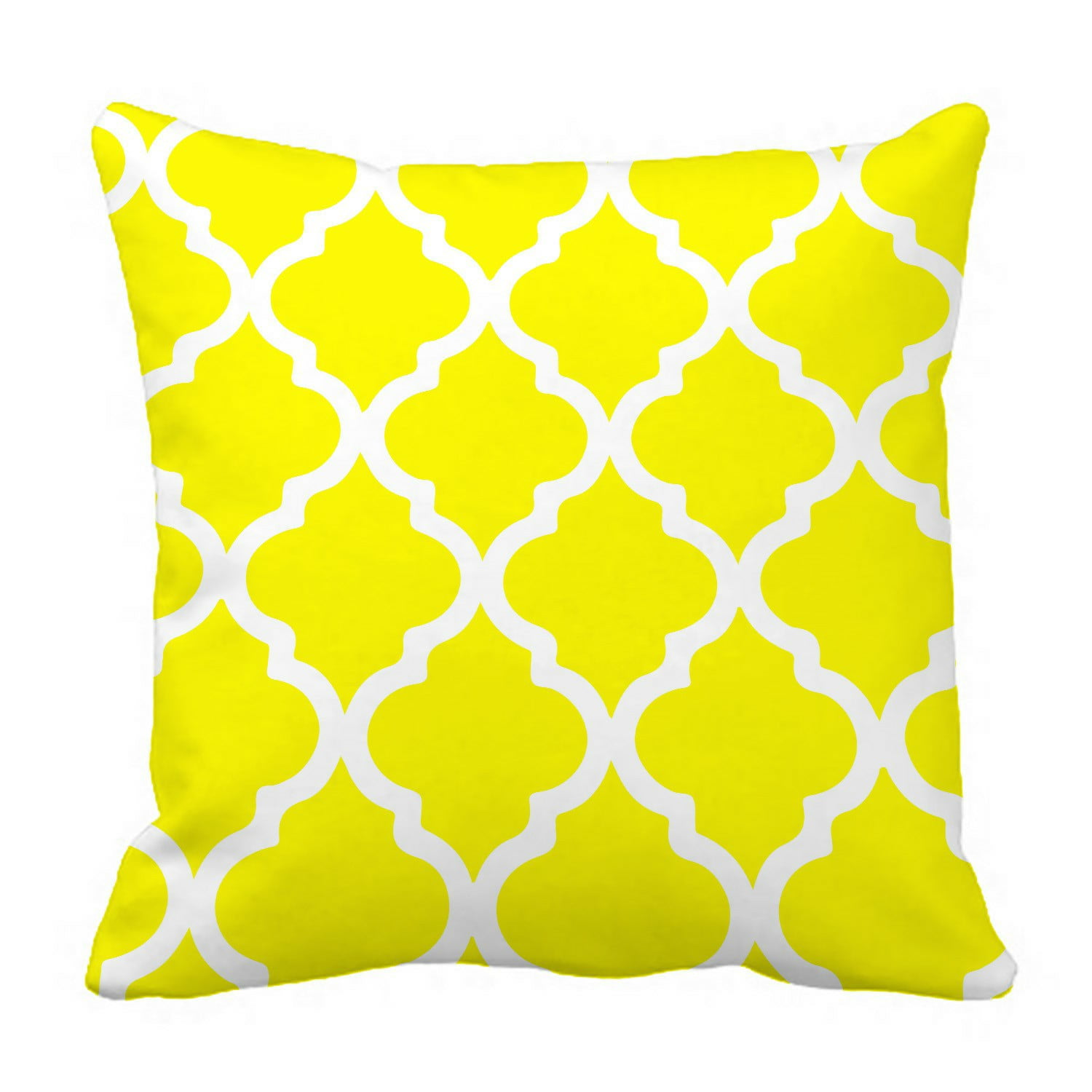ECZJNT Geometric Ikat Background Pattern yellow Morocco Pillow Case