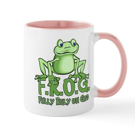

CafePress - Fully Rely On God Mug - Ceramic Coffee Tea Novelty Mug Cup 11 oz