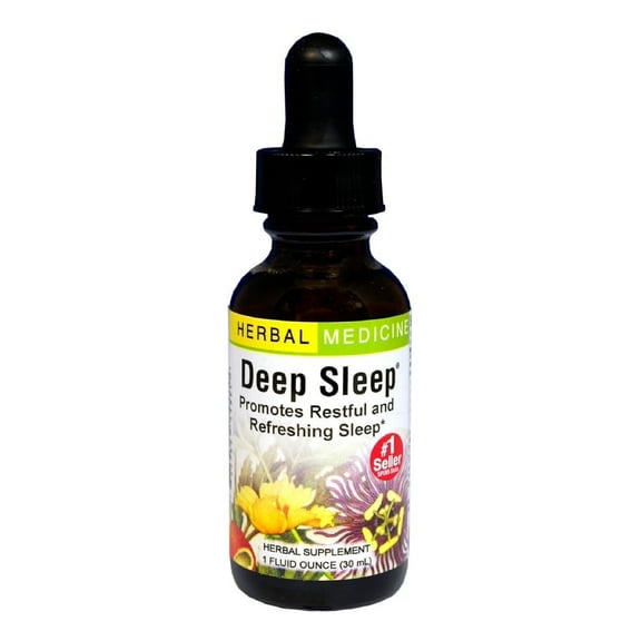 Herbs Etc - Deep Sleep - Natural Herbal Sleep Aid Supplement - Non-Habit Forming - 1 oz Liquid Extract (Contains Fresh Extracts of California Poppy, Valerian, Passionflower, Chamomile, Lemon Balm)