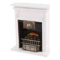 thumbnail image 2 of Chimenea para casa de muñecas a escala 1:12, accesorio para muebles artesanales en miniatura, decoración de madera realista y versátil para cumpleaños Baoblaze Chimenea de casa de muñecas, 2 of 8