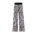 thumbnail image 3 of Sexy Dance Pantalones de salón Palazzo de talla grande para mujer, pantalones de pijama informales holgados de leopardo, ropa de dormir, 3 of 4