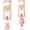 Light Pink, variant on Souew New Children'S Tooth Fairy Gate Hanging Ornament, Tooth Holder Bag Hanger with Slot Keepsake Bottle Velvet Tooth Box Encourage for Lost Teeth Boy Girl (Classic )