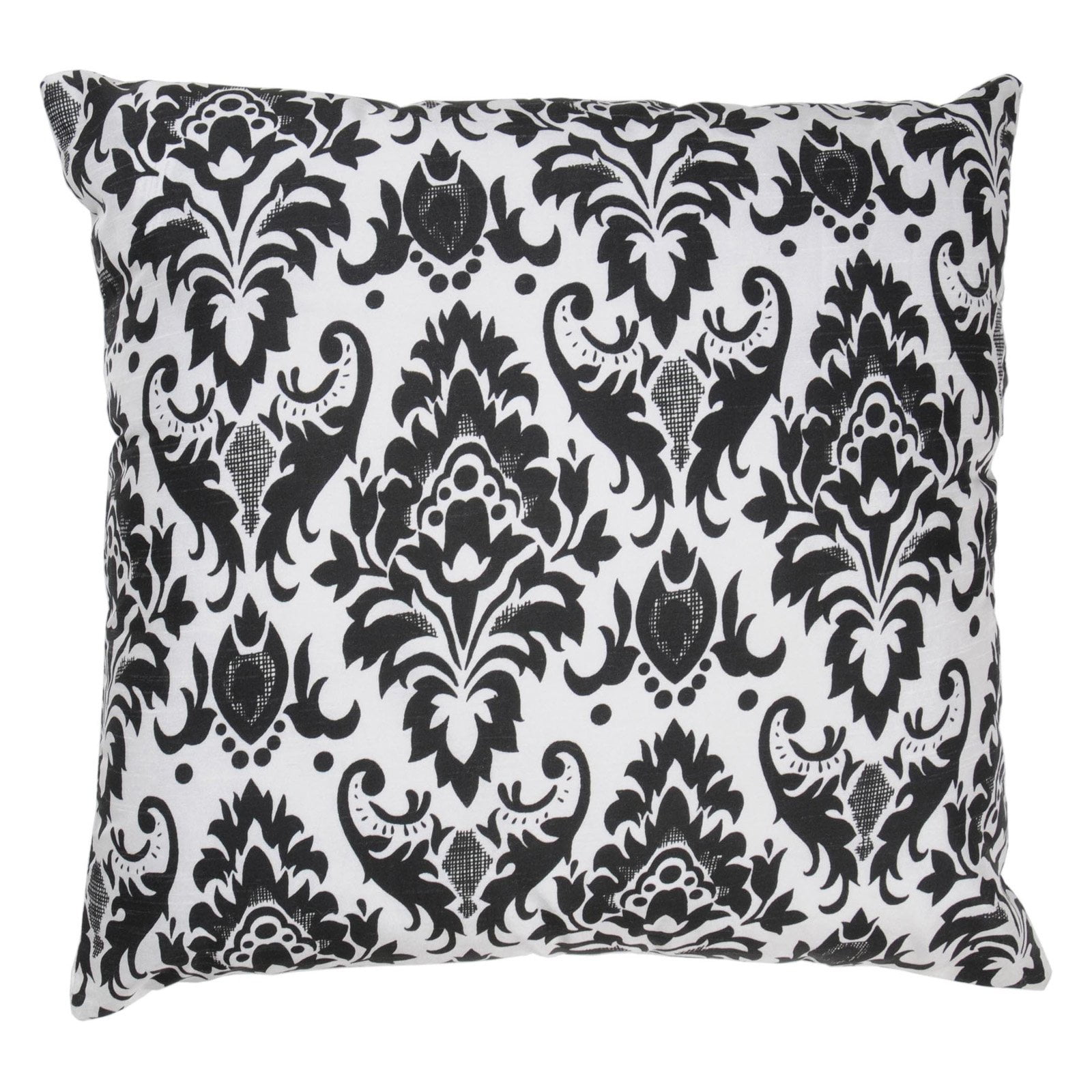 Rizzy Home Printed Black and White Decorative Throw Pillow