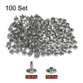 thumbnail image 3 of 100 Sets Leather Rivets 10 x 10mm Metal with 3 Setter Tools, Silver Tone, 3 of 7