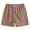 A-Brown353, variant on Mens Striped Casual Shorts Quick Dry Loose Fit Lightweight Sports Drawstring Shorts With Pockets Soft Bottoms