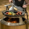 thumbnail image 3 of Solo Stove Yukon 27" Grill Cooking Bundle, Cast Iron Grate, Fire Pit Grill + Hub for Elevation, 3 of 7