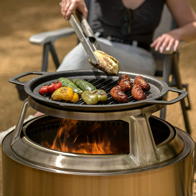 Solo Yukon 27" Grill Cooking Bundle, Iron Grate, Fire Grill + for Elevation - Walmart.com