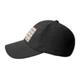 thumbnail image 3 of Baseball Cap Bent Eaves Design 6 Piece Cap Body Breathable Not Hot Plastic Cap Drag For Daily Travel Vacation Whimsical Polka Dot And Striped Ribbon Bow Pattern Black, 3 of 8