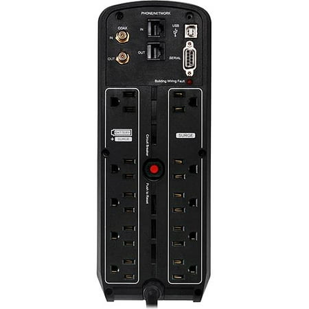 CyberPower - PFC Sinewave Series 1500VA Battery Back-Up System - Black