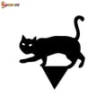 thumbnail image 3 of Spencer Black Metal Cat Silhouette Yard Signs with Stakes Halloween Decorations, Shadow Cutouts Scary Family Home Front Yard Party Plastic Decor, 3 of 8