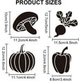 thumbnail image 2 of 10pcs Vegetables Stencil 6×6inch Farm Vegetable Drawing Stencil with Painting Brush Reusable Pumpkin Eggplant Tomato Carrot Radish Painting Stencils for Wood Canvas Paper Fabric Wall, 2 of 9