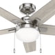 thumbnail image 3 of Ventilador de techo HUNTER Khamsin Níquel 44pulgadas, 3 of 5