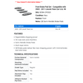 thumbnail image 2 of Front Brake Pad Set - Compatible with 2003 - 2011 Lincoln Town Car 4.6L V8 2004 2005 2006 2007 2008 2009 2010, 2 of 2