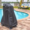thumbnail image 3 of Protective Cover for Robot Pool Cleaner, Black 56x66x107cm, Waterproof Protective Cover for Robot Cleaner, Dustproof Cover for Pool Vacuum Machine 420D, 3 of 5
