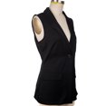 thumbnail image 4 of Women Casual Blazers Vest Sleeveless Open Front Work Office Vest Lapel Button Jacket, 4 of 5