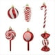 thumbnail image 4 of 15 Piezas de Adornos Navideños con Temática de Dulces, Juego de Adornos Navideños de Dulces, Decoraciones para Árboles de Navidad Festivos para el Hogar, B, 4 of 6