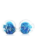 thumbnail image 2 of Labymos Bleu Tropical Poisson Sculpture Décoration Maison Verre Poisson, 2 of 8