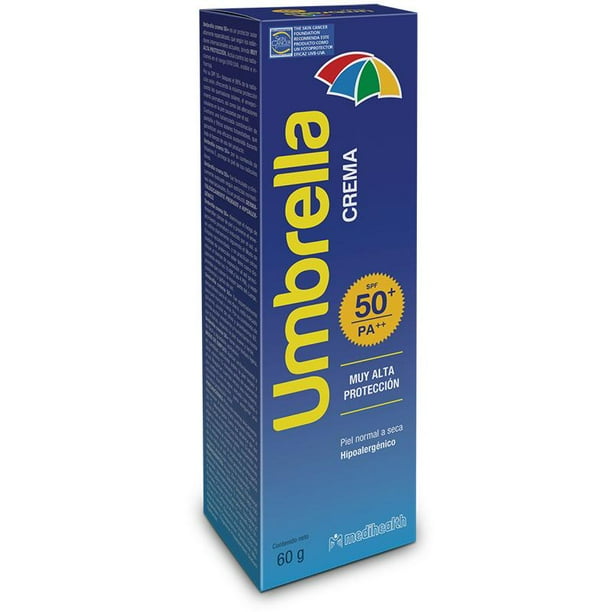 Protector solar Umbrella en crema fps 50+ piel normal a seca 60 g