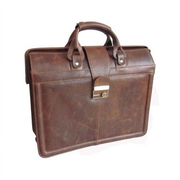 APC Legal Leather Executive Briefcase, Waxy Brown
