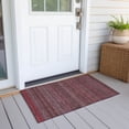 thumbnail image 6 of Addison Rugs Chantille Indoor/Outdoor Transitional Stripes Merlot Washable Rectangle Rug, 1'8" x 2'6", 6 of 6
