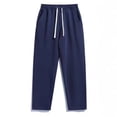 thumbnail image 2 of Elvqul Workout Sweatpants with Pockets for Men Elasitc Waist Running Atheletic Pants Open Bottom Straight Leg Mens Pants Lightweight, 2 of 4