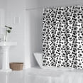 thumbnail image 2 of Paw Prints and Bones Shower Curtain 72"x72" ,Bathroom Decorative Shower Curtains Set with 12 Hooks,Modern Waterproof Washable Shower Curtain, 2 of 6