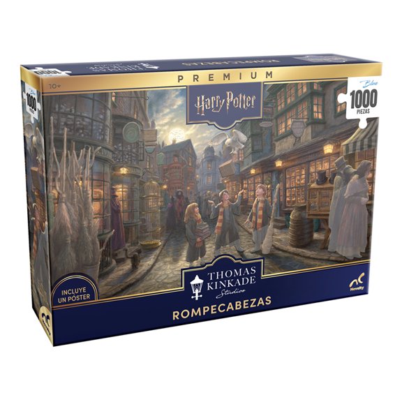 Rompecabezas Warner Premium Harry Potter Diagon 1000 piezas