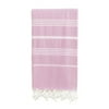 Linum Home 100% Turkish Cotton Lucky Striped Pestemal Beach Towel