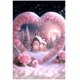 thumbnail image 1 of Pintura de diamantes 5D DIY, paisaje de Casa de muñeco de nieve de Navidad, punto de cruz, bordado de diamantes, mosaico romántico, Luna rosa, diamantes de imitación W1, 1 of 4