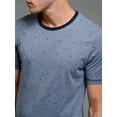 thumbnail image 3 of Jack & Jones CHINA BLUE Jcohex Crew Neck, Short Sleeves T-Shirt, US X-Large, 3 of 4