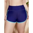 thumbnail image 3 of BeautyIn Blue Hight Waisted Swim Shorts Plus Size Large Board Shorts, 3 of 6