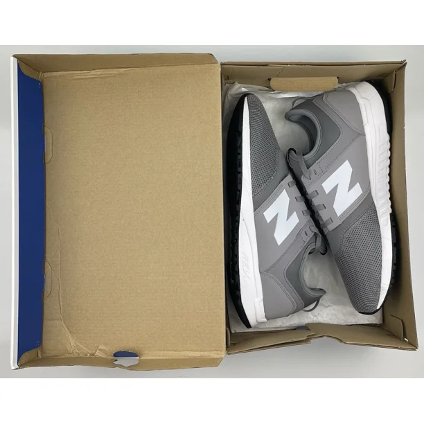 New Balance Mens 247 Classic Grey White 2017 MRL247GW Size 10.5 D NIB DS NOS