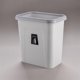 thumbnail image 5 of Naiovety Cubo de basura colgante para reciclaje de basura, almacenamiento de cocina, armario para puerta de baño, herramienta de limpieza de Almacenamiento y organización del hogar Gris, 5 of 6