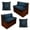 Blue Boho Mandala Flower, variant on SCRAWLGOD 6 Pcs RV Dinette Cushion Covers Elastic Camper Couch Cushion Slipcovers Replacement Futon Furniture Protector for Sofa Bed, Boho Tribal Feather Arrow