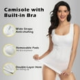 thumbnail image 4 of VASLANDA Women's Shapewear Tank Top Compression Firm Tummy Control Shaper Seamless Slimming Shaping Tanks Camisole, 4 of 7