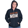 thumbnail image 3 of Go Ask Your Mom Funny Best Mother Zip Hoodie Sweatshirt Women Brisco Brands S, 3 of 6